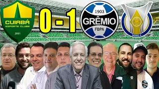 Todas as narrações - Cuiabá 0 x 1 Grêmio | Campeonato Brasileiro 2021