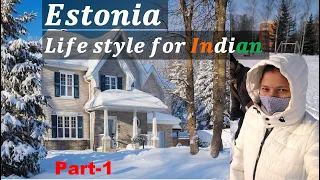 Estonia life style for INDIAN || TALLINN ESTONIA Living Cost for INDIAN in HINDI ||