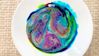 Magic Milk, Milk Food Coloring Dish Soap Experiment For Preschoolers Science