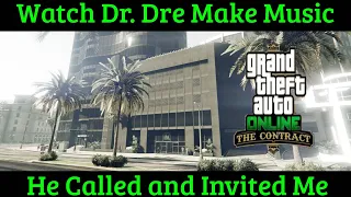 DR DRE CALLED ME & INVITED ME TO WATCH HIM AND OTHERS MAKE MUSIC at Record A Studios - GTA 5 Online