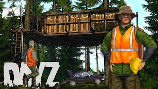 Building My Cosy Treehouse Base - DayZ Movie