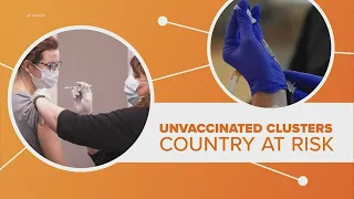 Clusters of unvaccinated people could lead to a more dangerous COVID variant: Connect the Dots