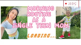 My MORNING ROUTINE as a SINGLE TEEN MOM/ Monika Alekss