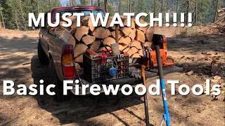 Must Watch Basic Firewood Tools!!! What I Carry!!!