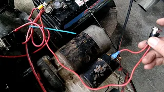 How to start a (air cooled) VW engine out of the car