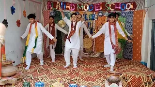 Al Ahad Model School Khushab Punjabi culture day 2022/Dance performance Nach Punjaban