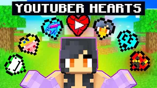 Aphmau Has YOUTUBER Hearts in Minecraft! - Parody Story(Ein,Aaron and KC GIRL)