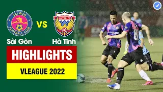 Highlights Sài Gòn vs Hà Tĩnh | Siêu phẩm sút phạt 30m - mãn nhãn rượt đuổi 5 bàn kịch tính