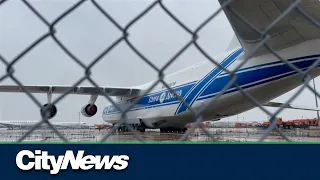 No sign Russian cargo plane at Toronto Pearson airport for nearly 2 years is moving soon