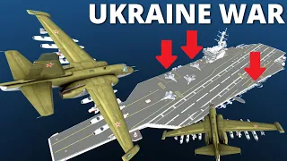 RUSSIAN ATTACK ON US AIRCRAFT CARRIER ! (MowAS2 Battle Simulation)