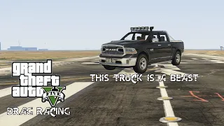 2016 Dodge Ram Limited is a drag racing beast. GTA V Drag racing Episode 1