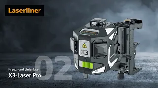 Kreuz- und Linienlaser - Laserliner - X3-Laser Pro - 036.800L