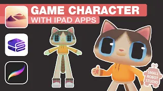 Creating a Game Character with iPad apps [Nomad Sculpt - CozyBlanket - Procreate]