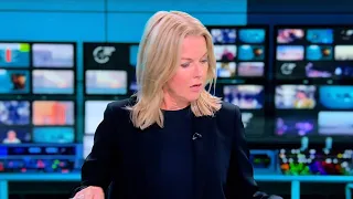 ITV News presenter gets flustered announcing death of Her Majesty Queen Elizabeth II