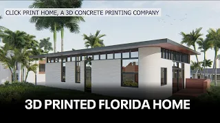 3D printed home being constructed in Tampa