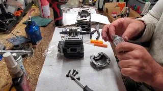 HOW TO: reinstall piston on your STIHL MS170 017 018 MS180 AND MORE CHAINSAWS no special tools!!