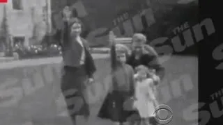 Film shows Queen Elizabeth giving Nazi salute as a child
