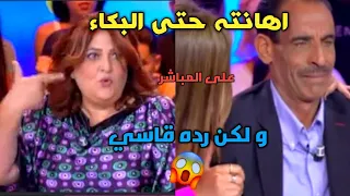 سكرلي البرنامج سي علاء - اهانته على المباشر و لكن كان رده قاسي