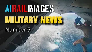 AIRAILIMAGES MILITARY NEWS Number 5 (Marines Helo-Cast, submarine polar ice, MV-22 minigun )