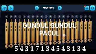 TUTORIAL ANGKLUNG - Gundul Gundul Pacul | Sunan Kalijaga | Not Angka #LaguTradisionalJawa
