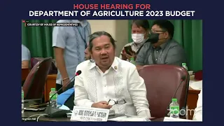 House hearing on the Agriculture Department's proposed 2023 budget