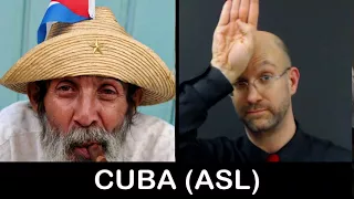 CUBA (ASL) with text | ASL - American Sign Language
