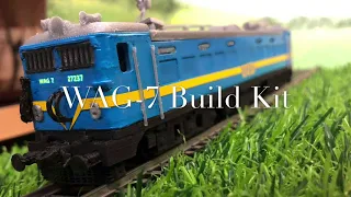 The Pink Engine - Indian Railways (Blue) WAG7 Build Kit HO Scale Model