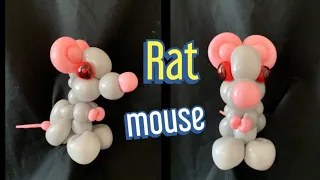 Rat or mouse balloon tutorial. A better version of a cute little mouse or rat . Balloon twisting.