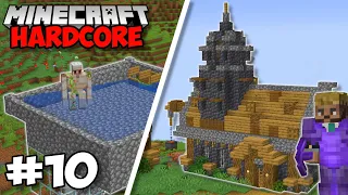 Making An IRON Farm & Furnace House! - Minecraft 1.18 Hardcore (#10)