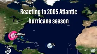 Reacting to the 2005 Atlantic hurricane season animation by force thirteen