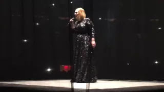 Adele - Chasing Pavements (LIVE) 09/22/16 FRONT ROW