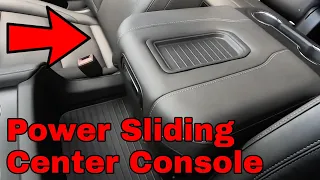 2021 Tahoe, Suburban, Yukon, & Yukon XL Power Sliding Center Console