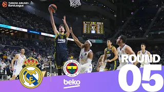 Real outlasts Fener in dramatic finish!| Round 5, Highlights | Turkish Airlines EuroLeague