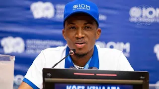 Kofi Kinaata's powerful speech on migration at the UN, May 21, 2024! #KofiooKofi #IOMGhana