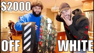 MY BROTHER SURPRISED ME WITH $2000 OFF WHITE OUTFIT!! *shocked*