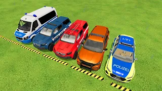 VOLKSWAGEN, DACIA POLICE CARS, RENAULT RESCUE CAR, FORD MAN TRUCK TRANSPORTING ! FS22