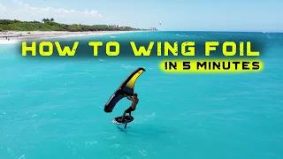 How to WING FOIL in 5 minutes
