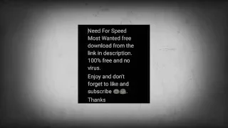 Need For Speed Most Wanted 100% free no virus
