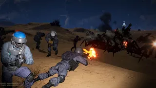 Roleplaying as Reporters during Starship Troopers game