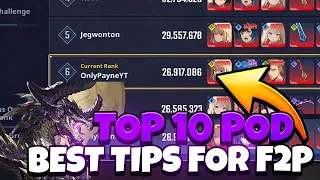 [Solo Leveling: Arise] - F2P TIPS TO GET TOP 10 IN POWER OF DESTRUCTION!
