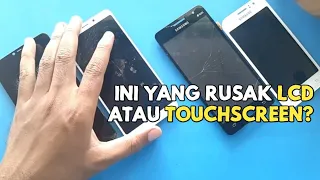 PERBEDAAN KERUSAKAN LCD DENGAN TOUCHSCREEN