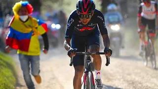 El Día que a EGAN BERNAL lo pusieron a domar 2 ANIMALES / STRADE BIANCHE 2021