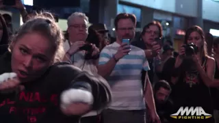 Ronda Rousey Shadowboxing