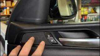 How to Remove X4 X3 BMW Door Card F25 F26 Change Front Drivers. Interior trim Get off exchange swap