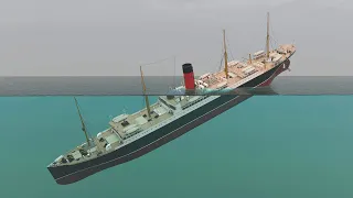 RMS Carpathia Sinking Simulation