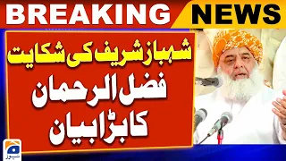 Maulana Fazal Ur Rehman Angry  - Big Statement | Geo News