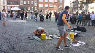 Dario Rossi  Cool Street drummer /Copenhagen 29. Aug. 2015/