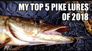 My Top 5 Pike Lures of 2018