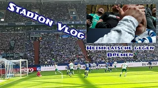 Schalke 04 (Stadion Vlog) bei der heimklatsche gegen W.Bremen 1:4