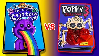Poppy Playtime Chapter 3🧺 vs Poppy Playtime Chapter 3💀 (Game Book Battle, Horror Game, Paper Play)